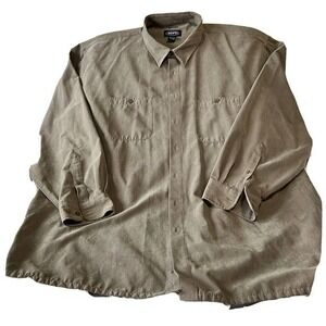 REPP Ltd  Mens Size 4XLT Suede Khaki Long Sleeve Shirt or Jacket